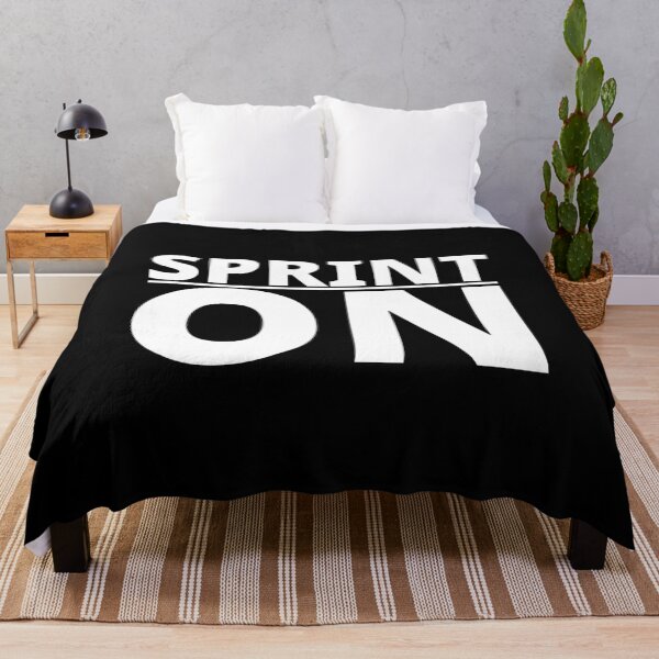 Item preview, SPRINT ON - Running, Workout, Run, Runner, Fitness, Marathon designed and sold by Minimalist Quotes and Sayings.