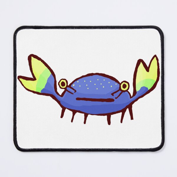 Item preview, Crab Time!!! Yellow and Blue Crab designed and sold by the-cyan-tiger.