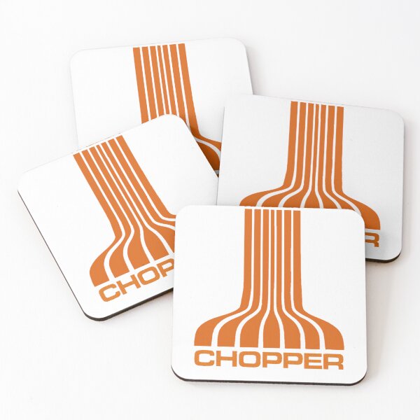 Item preview, Vintage Chopper Logo - Orange designed and sold by Bad Zombie .