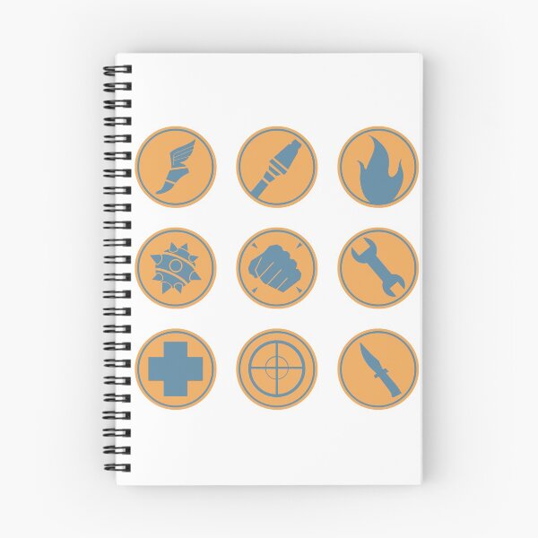 Item preview, TF2 BLU Class Symbols designed and sold by callmejelli.