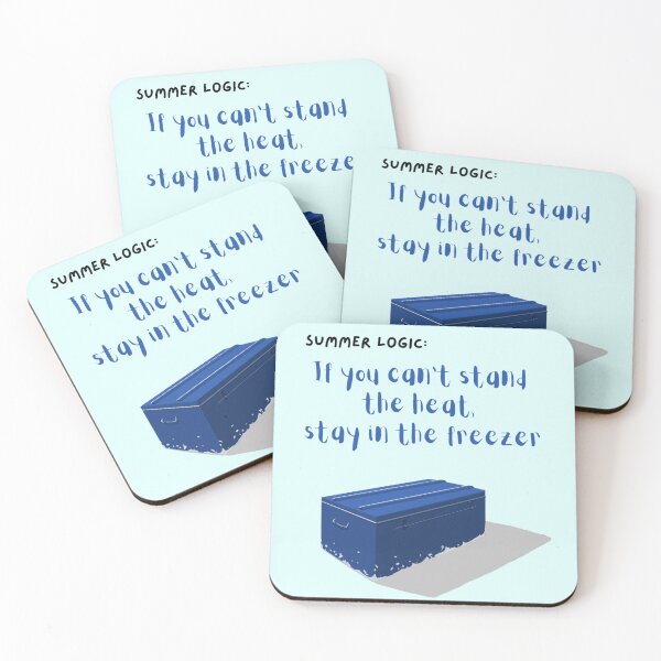 Item preview, Summer logic: If you can't stand the heat, stay in the freezer. designed and sold by SkyLune.