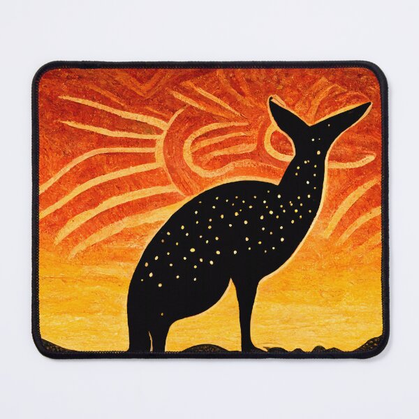 Item preview, "Outback Sunshine: Kangaroo Art" designed and sold by Art-Vortex-fr.