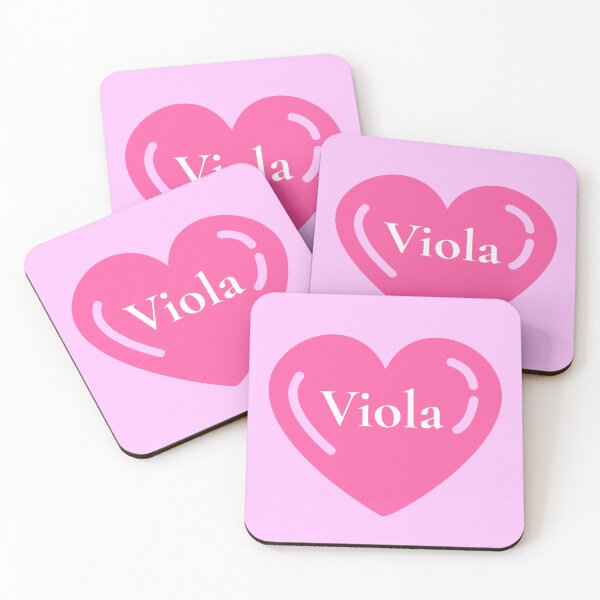 Item preview, Viola Name Girl Pink designed and sold by Monika Howarth.