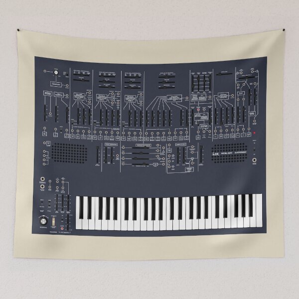 Item preview, ARP 2600 - White/Blue - With Keyboard designed and sold by ABSTRACT-IVISM.