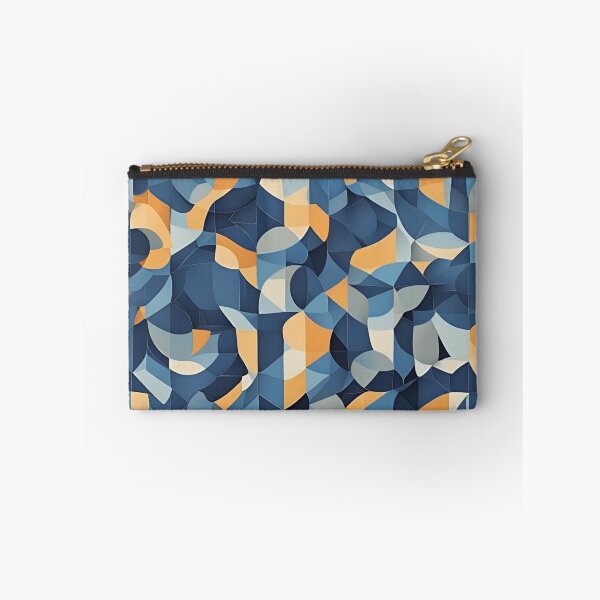 Aperçu de l'œuvre Motif géométrique bleu créée et vendue par PastelDreamz.