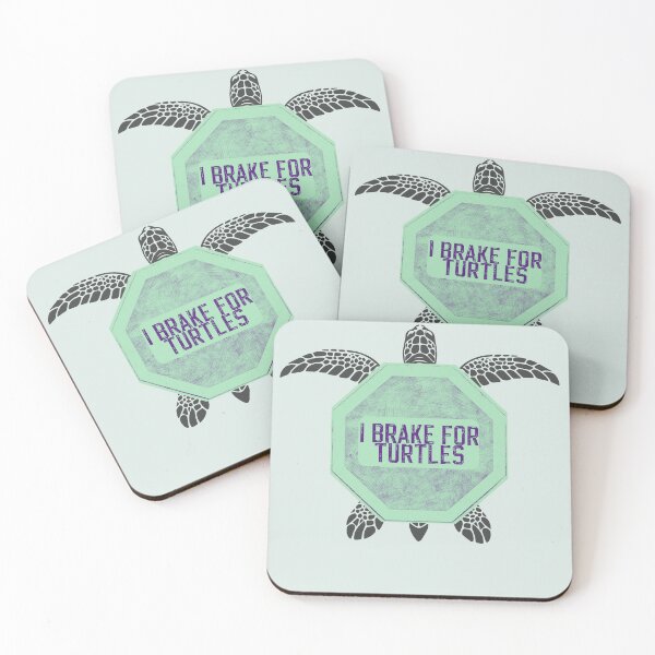 Item preview, Copy of I brake for turtles I brake for critters animals funny gifts for turtles lovers and for lovers of animals designed and sold by MatthewViews.