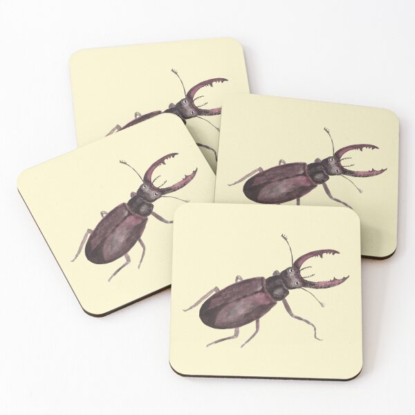 Item preview, Cute Greater Stag Beetle Illustration designed and sold by Julia Doria.