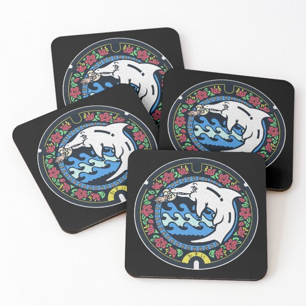 Item preview, Minamisanriku Town Manhole Cover Art designed and sold by Musashi1996Art.