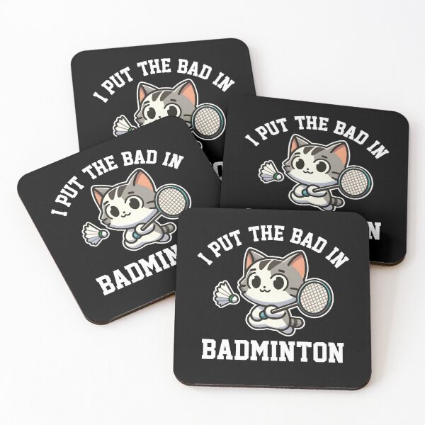 Item preview, I Put the Bad in Badminton designed and sold by DetourShirts.