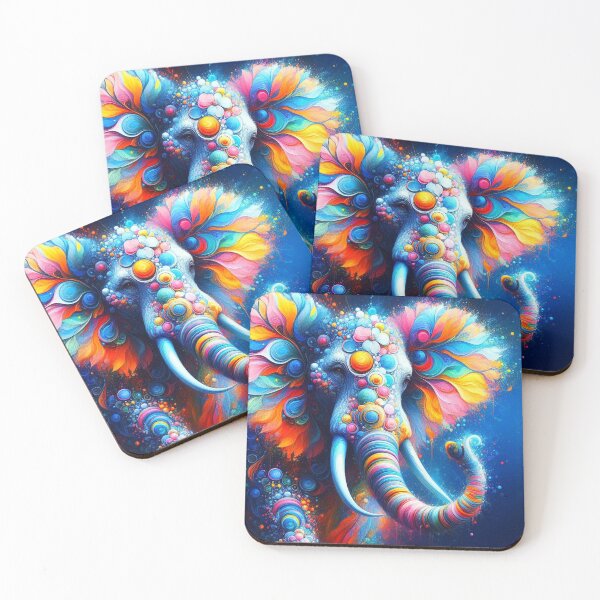 Item preview, Rainbow Elephant  designed and sold by connie campbell.