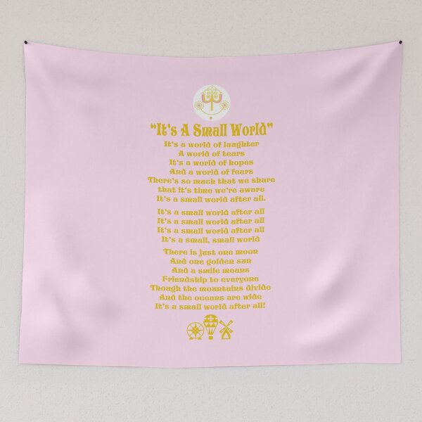 Item preview, Its A Small World-Pink designed and sold by TheCaliGirls.