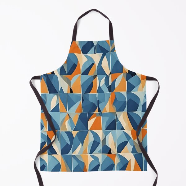 Aperçu de l'œuvre Motif bleu marron créée et vendue par PastelDreamz.