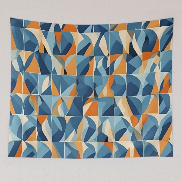 Item preview, Blue Brown Pattern designed and sold by PastelDreamz.
