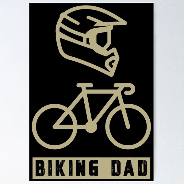 Item preview, Dad biking designed and sold by mag-graphic.