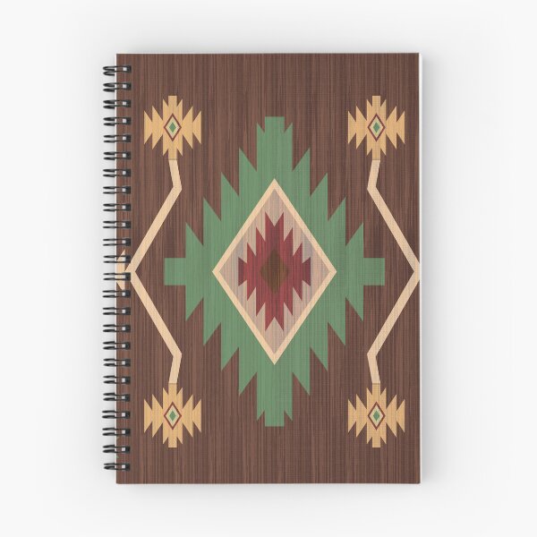 Item preview,  Traditional Geometric Navajo Inspired Rug with Green and Brown Patterns designed and sold by Opart Srinok.