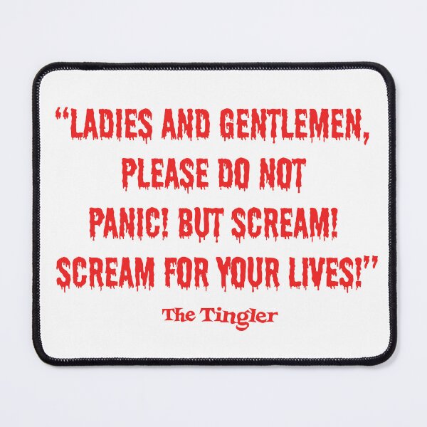 Item preview, The Tingler Horror Movie Quote designed and sold by avatar12.