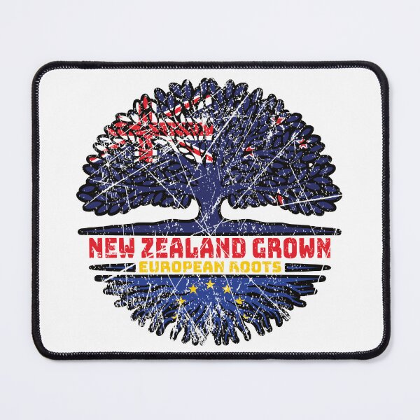 Item preview, European Union EU Europe New Zealander New Zealand Tree Roots Flag designed and sold by FlagX.