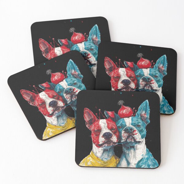 Item preview, Clown   Colored Dogs Art designed and sold by Obsidian Ink by Wilshire.
