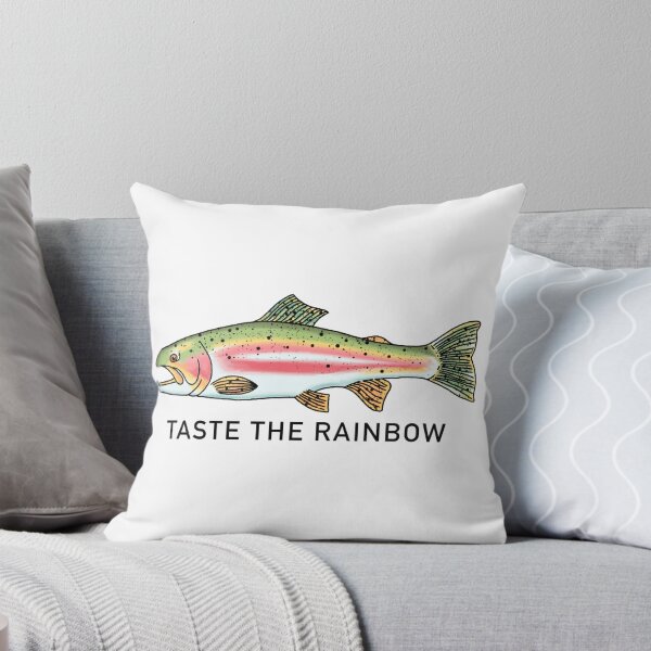 Item preview, Taste the rainbow trout designed and sold by Wilder Blue Studio.
