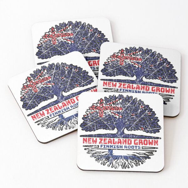 Item preview, Finland Finnish New Zealander New Zealand Tree Roots Flag designed and sold by FlagX.