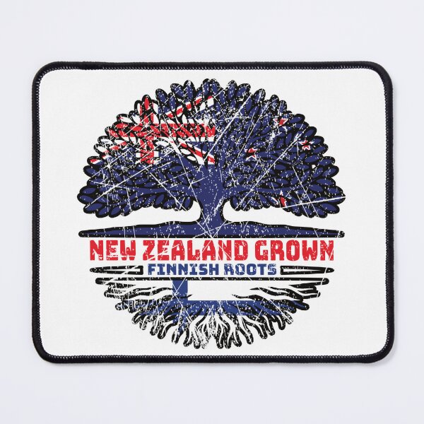 Item preview, Finland Finnish New Zealander New Zealand Tree Roots Flag designed and sold by FlagX.