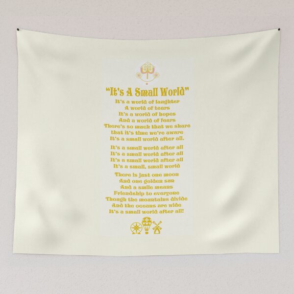 Item preview, Its A Small World-Cream designed and sold by TheCaliGirls.