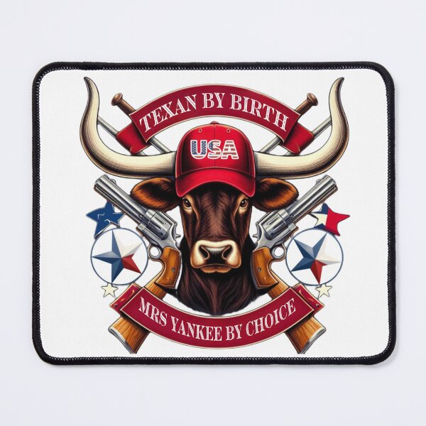 Item preview, Texan By Birth Mrs yankee designed and sold by CroakysCorner.