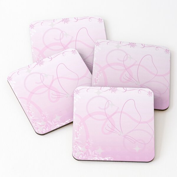 Item preview, light pink butterfly abstract frutiger metro pattern designed and sold by meuliasshop.