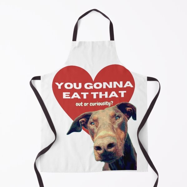 Item preview, You Gonna Eat That? Sweet Natural Ear Doberman, Funny T-Shirt designed and sold by Blue-Dazzle.