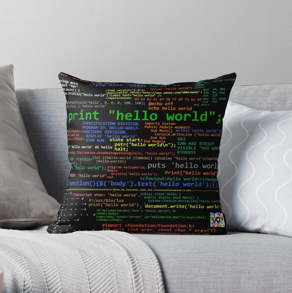 Item preview, Throw Pillow designed and sold by kiprobinson.
