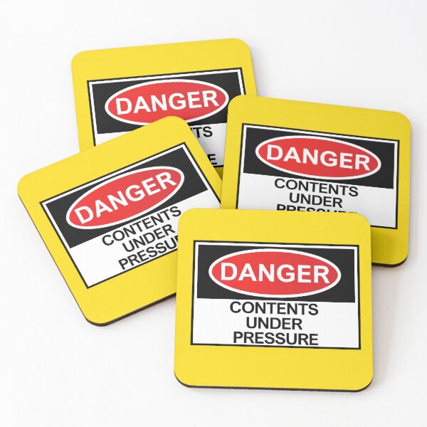 Item preview, Danger Contents Under Pressure designed and sold by OurGirlGertie.