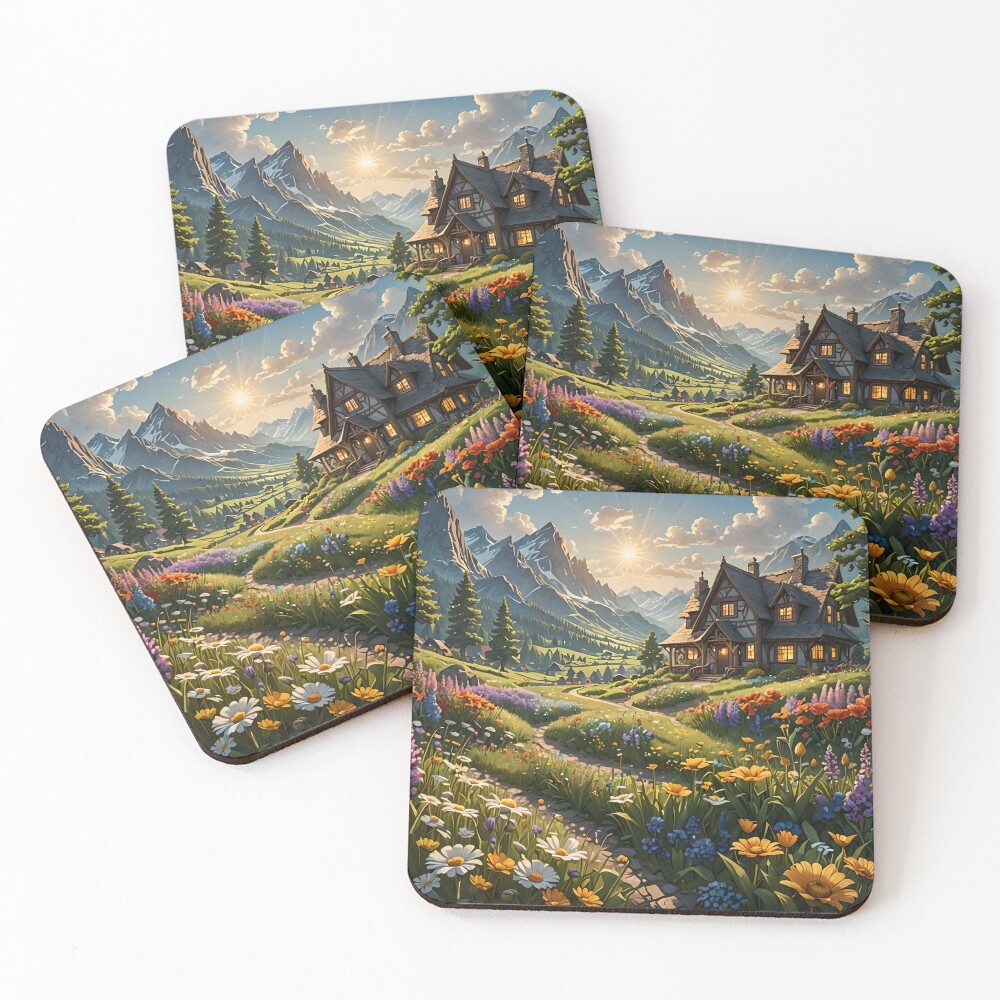 Item preview, Coasters (Set of 4) designed and sold by VeiledVision.