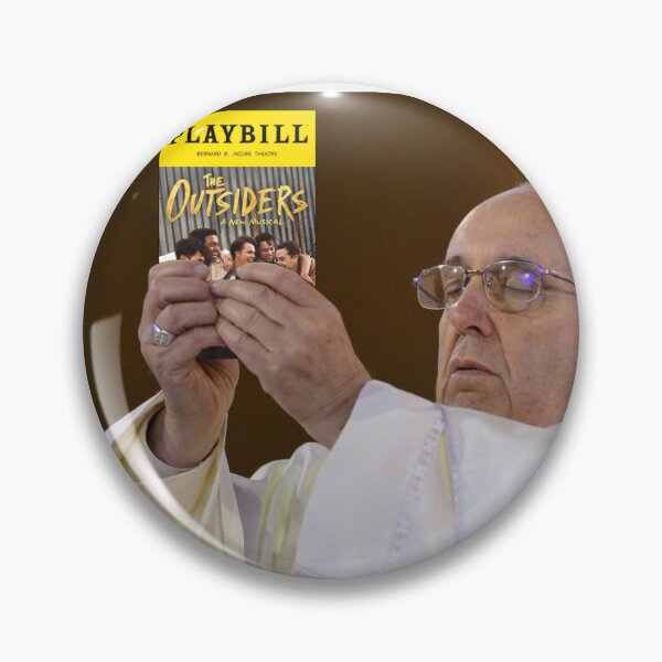 Item preview, Pope meme Outsiders musical designed and sold by Hannahrose96.