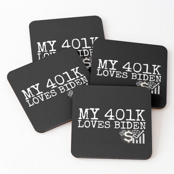 Item preview, My 401K Loves Biden Vote Blue Text Political Design designed and sold by EarthArtDesigns.