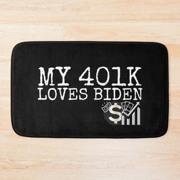 Item preview, My 401K Loves Biden Vote Blue Text Political Design designed and sold by EarthArtDesigns.