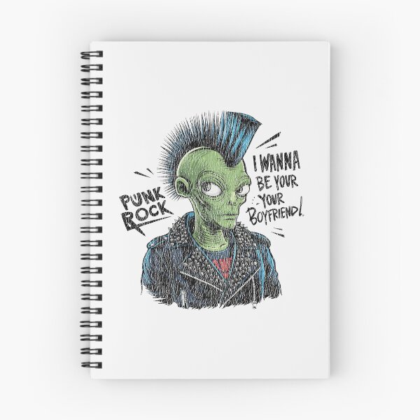 Item preview, Vintage Hilarious Romantic Mohican Martian  Punk Rocker designed and sold by paulo silveira.