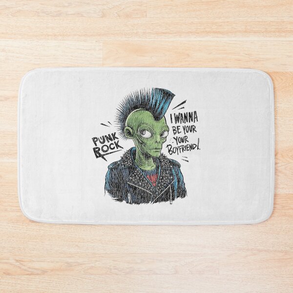 Item preview, Vintage Hilarious Romantic Mohican Martian  Punk Rocker designed and sold by paulo silveira.