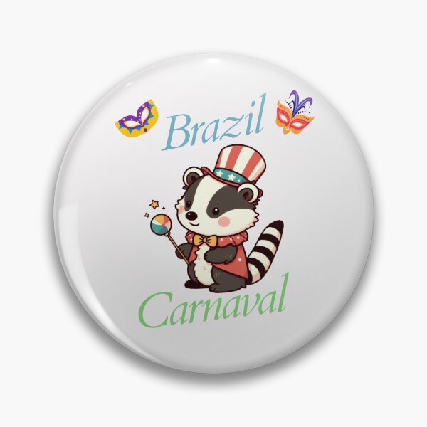 Item preview, Carnaval  Badger designed and sold by LemuellTrends.