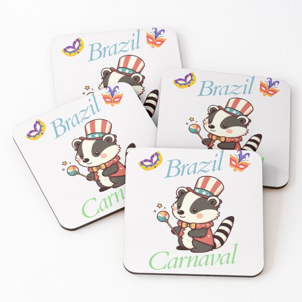 Item preview, Carnaval  Badger designed and sold by LemuellTrends.