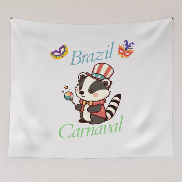 Item preview, Carnaval  Badger designed and sold by LemuellTrends.