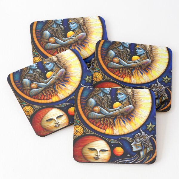 Item preview, Classic Vintage Suns Moons Stars  designed and sold by TheDarkWardrobe.