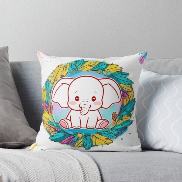 Item preview, Cute Elephant. Little elephant, colorful elephant, elephant drawing designed and sold by ElephantVibes.