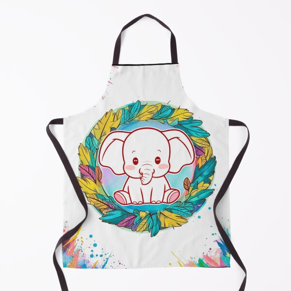 Item preview, Cute Elephant. Little elephant, colorful elephant, elephant drawing designed and sold by ElephantVibes.