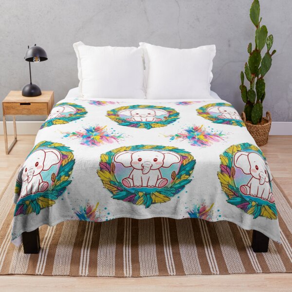 Item preview, Cute Elephant. Little elephant, colorful elephant, elephant drawing designed and sold by ElephantVibes.