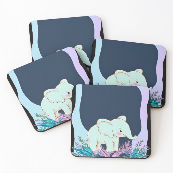 Item preview, Cute Elephant. Little elephant, colorful elephant, elephant drawing designed and sold by ElephantVibes.