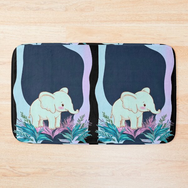 Item preview, Cute Elephant. Little elephant, colorful elephant, elephant drawing designed and sold by ElephantVibes.