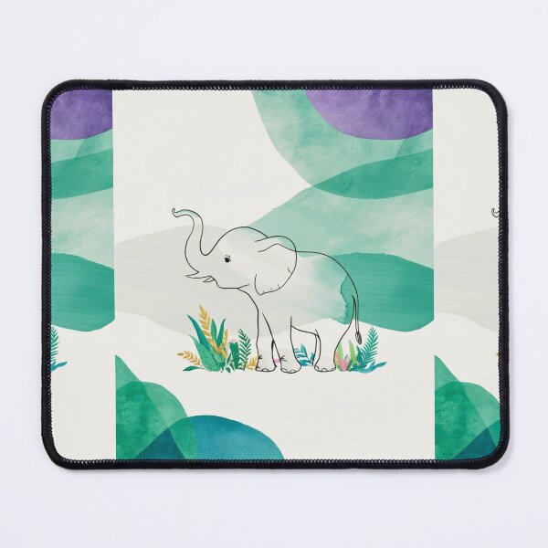 Item preview, Cute Elephant. Little elephant, colorful elephant, elephant drawing designed and sold by ElephantVibes.