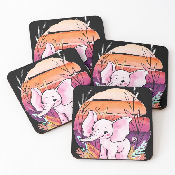Item preview, Cute Elephant. Little elephant, colorful elephant, elephant drawing designed and sold by ElephantVibes.