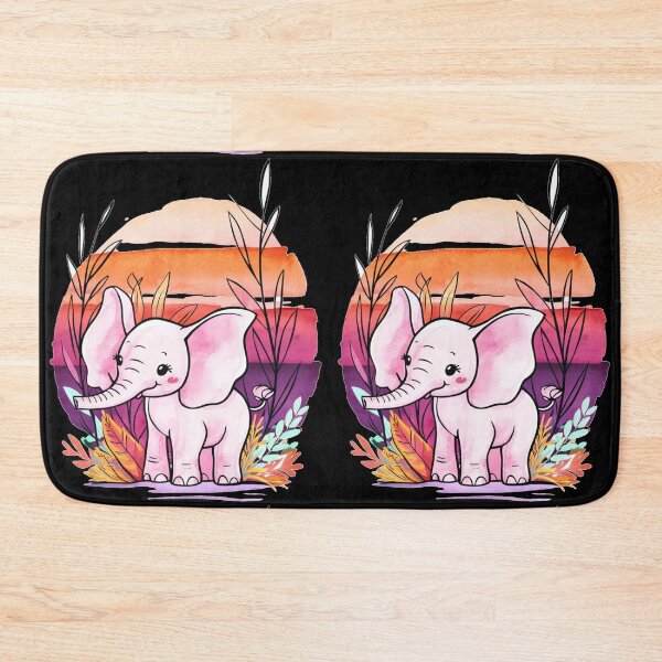 Item preview, Cute Elephant. Little elephant, colorful elephant, elephant drawing designed and sold by ElephantVibes.