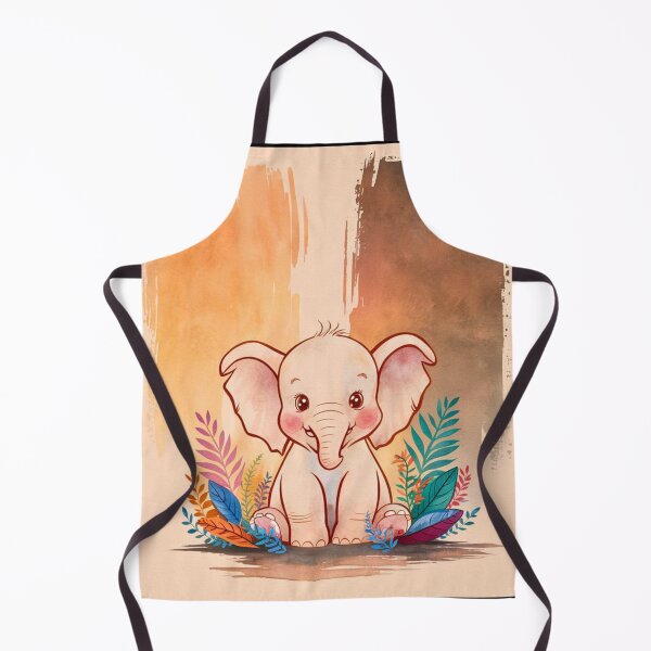 Item preview, Cute Elephant. Little elephant, colorful elephant, elephant drawing designed and sold by ElephantVibes.